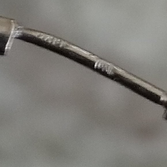 RARE MARKED DESIGNER MAYORS BIRK'S ITALY 925 STERLING XLARGE HOOP ROUND EARRINGS - Picture 2 of 9